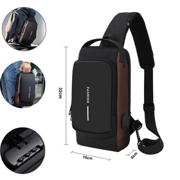 Original Men Anti-Theft Waterproof Cross body Bag