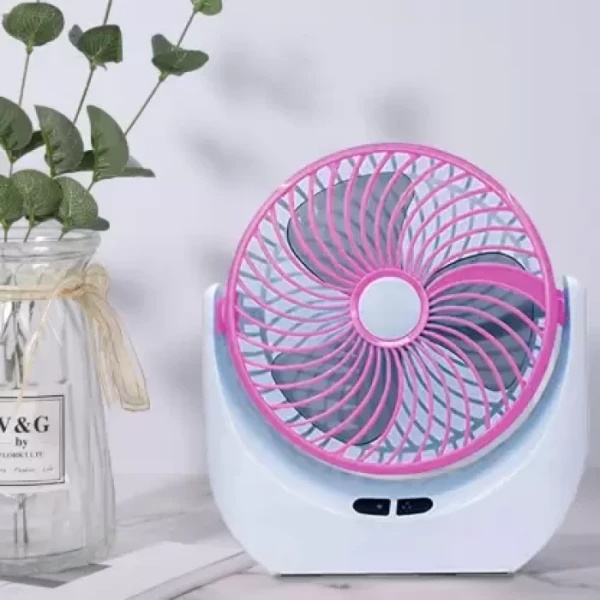Table Fan with LED Light JY-1880
