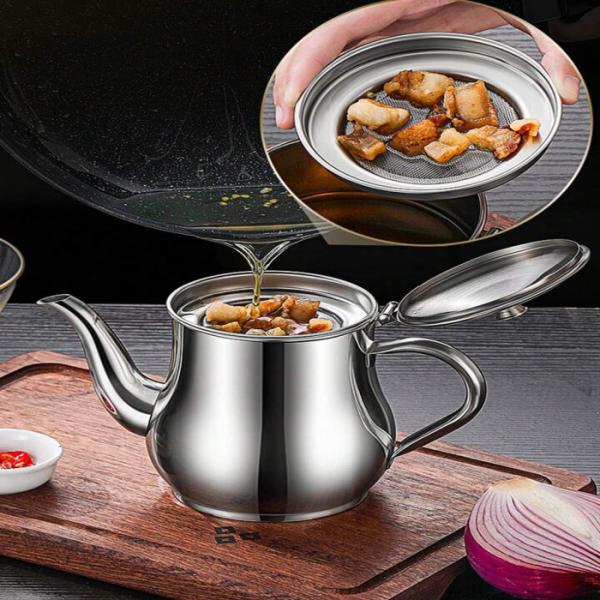 Oil Kettle Pot Stainless Steel