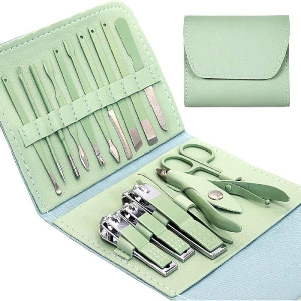 Steel Nail Cutter box-(16ps) Manicure Set.